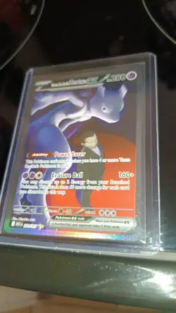 Pokemon Basic Team Rocket's Mewtwo EX 281/217 Ascending Heroes SIR M/NM - Image 2