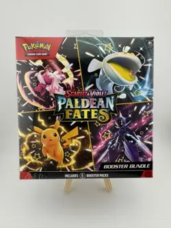 Pokemon TCG Scarlet & Violet Paldean Fates Booster Bundle, 6-Pack, New Sealed - Image 1