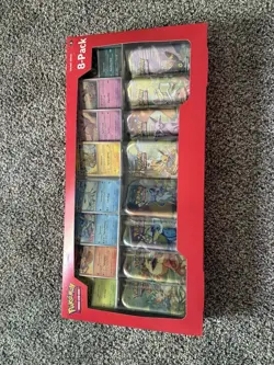 New & Sealed Pokemon TCG Prismatic Evolutions Costco Mini Tins 8 Pack - Image 2