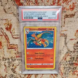 2022 Special Delivery Charizard SWSH075 English Pokemon Promo PSA 9 Mint - Image 1