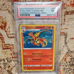 2022 Special Delivery Charizard SWSH075 English Pokemon Promo PSA 9 Mint - Image 2