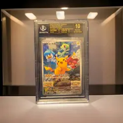 Pokemon Pikachu 001/SV-P Japanese Promo BGS 10 PRISTINE Black Label - Image 1
