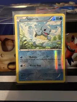 2013 Squirtle Pokemon Reverse Holographic 14/101 V MINT RARE - Image 1