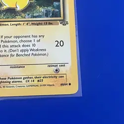 Pokemon TCG Jungle Pikachu #60 - Image 4