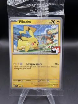 Pokemon TCG Pikachu SVP Black Star Promo SVP 101 70 HP 2023 English SEALED - Image 1
