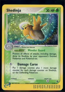 Pokemon EX DRAGON - #11/97 Shedinja - Holo - ENG - SWIRL - Near Mint+ - Image 1