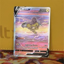 Pokemon Raikou V GG41/GG70 Crown Zenith Galarian Gallery Ultra Rare Holo 200 HP - Image 1