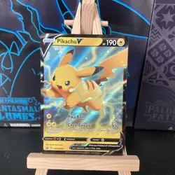 Pikachu V - SWSH063 Black Star Promo (Pokemon) - Image 1