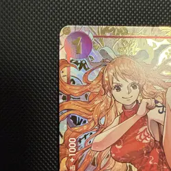 OP01-016 Nami Exclusive 1st Anniversary Set, Chinese, Serialised. Minor Wear. - Image 2