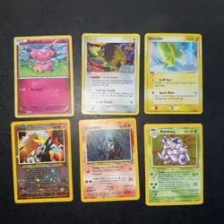 Lot Of 6 Vintage Holographic Pokemon Cards LP-NM - Image 1