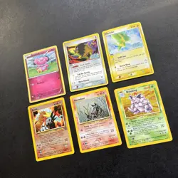 Lot Of 6 Vintage Holographic Pokemon Cards LP-NM - Image 3
