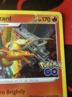 Pokemon Charizard 010/078 Pokemon GO Holo Rare Stage 2 170HP TCG Card English - Image 2