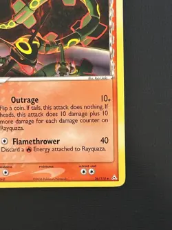 Rayquaza 26/110 Non Holo Rare Holon Phantoms LP Pokemon Card - Image 3