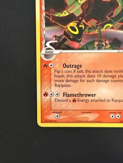 Rayquaza 26/110 Non Holo Rare Holon Phantoms LP Pokemon Card - Image 4