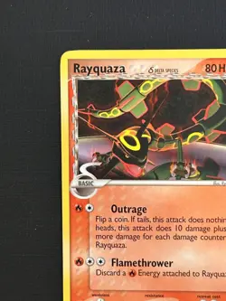 Rayquaza 26/110 Non Holo Rare Holon Phantoms LP Pokemon Card - Image 5