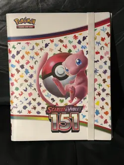 Pokemon Scarlet & Violet 151 - Mew Binder Collection - Binder Only NO CARDS - Image 1