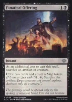 Fanatical Offering - The Lost Caverns of Ixalan: #105, MTG Nm R73 - Image 1