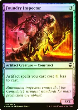 X 1 Foundry Inspector NM-M Commander Legends 310 MTG Magic The Gathering - Image 1