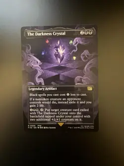 MTG Final Fantasy English The Darkness Crystal Borderless 0335 Non-Foil - Image 1