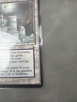 Magic the Gathering (MTG): The Dark (1994) - City of Shadows/Rare #116 MPU - Image 4