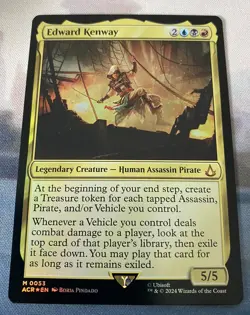 1x Edward Kenway Foil (0053) - MTG: Assassin's Creed (ACR) - NM/M - Image 2