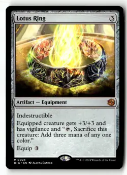 Lotus Ring 24 Outlaws of Thunder Junction: The Big Score Magic: The Gathering NM - Image 1