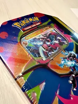 Pokemon Mega Charizard X EX Sealed Tin Box 2025 Booster Packs & Promo Card - Image 4