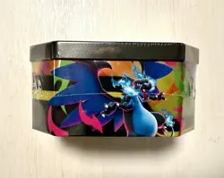 Pokemon Mega Charizard X EX Sealed Tin Box 2025 Booster Packs & Promo Card - Image 5