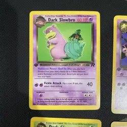 Pokemon TCG 1st Edition Team Rocket Card Set Lot Includes Dark Slowbro 29/82 LP - Image 2