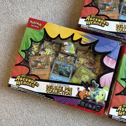 Pokemon TCG Ascended Heroes First Partners Deluxe Pin Collection SEALED x3 - Image 3