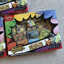 Pokemon TCG Ascended Heroes First Partners Deluxe Pin Collection SEALED x3 - Image 4