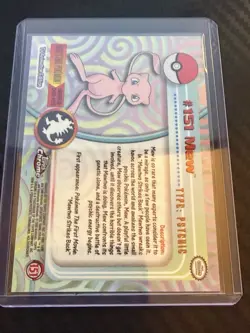 Topps Chrome 2000 Pokemon Mew #151 - Image 2