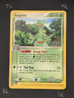 Pokemon TCG Sceptile 20/109 vintage EX Ruby & Sapphire Non-Holo RARE (LP) - Image 3