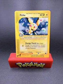 Pokemon TCG Pichu Holo Rare 22/165 Expedition WOTC E-Reader 2002 MP/HP - Image 1