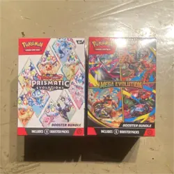 Pokemon Prismatic Evolutions & Mega Evolution Booster Bundle Box English - 2 - Image 1