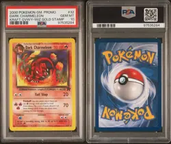 Pokemon 2000 Dark Charmeleon Team Rocket #32 PSA 10 "W Stamp" Free Shipping - Image 3