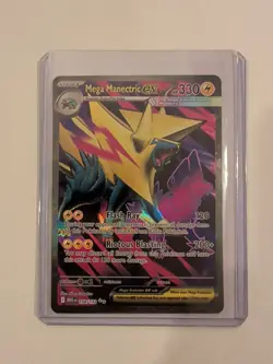 Mega Manectric ex 158/132 Pokemon TCG Mega Evolutions Double Rare Holo - Image 1