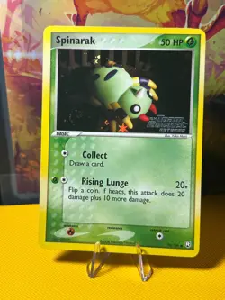 Spinarak 78/109 Holo EX Team Rocket Returns Pokemon 2004 - Image 1