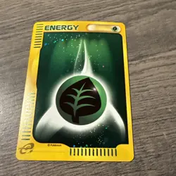 POKEMON JAPANESE GRASS ENERGY 2002 HOLO E-SERIES MACDONALS PROMO - Image 1