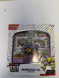 TCG Scarlet & Violet Pokemon 151 Alakazam ex Collection Box Sealed NEW 🔥 - Image 1