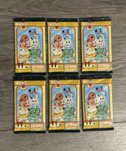 6 X Pokemon Eif Baby Booster Pack Lot SEALED (Chinese) - Image 1
