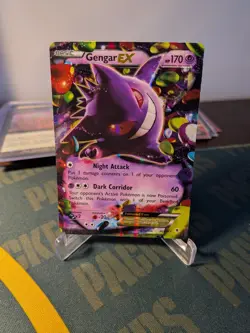 Pokemon Gengar EX 034/119 XY - Phantom Forces Full Art Holo 2014 Raw LP - Image 2