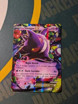 Pokemon Gengar EX 034/119 XY - Phantom Forces Full Art Holo 2014 Raw LP - Image 4