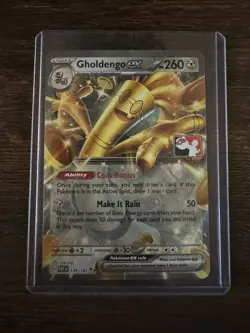 Brand New Gholdengo EX 139/182 Pokemon Play! Prize Pack Series TCG Paradox Rift - Image 1