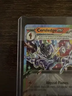 Brand New 2025 Pokemon Play! Prize Pack Series 7 #36/191 - CERULEDGE EX NM Holo - Image 2