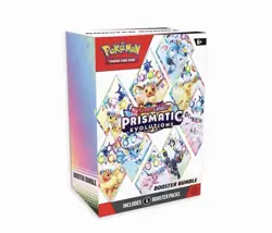 Pokemon TCG Prismatic Evolutions Booster Bundle - Plastic Wrap Factory Sealed - Image 1