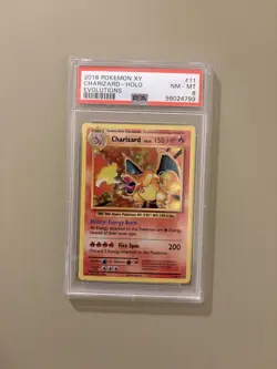 PSA 8 Charizard #11 Holo - 2016 Pokemon XY Evolutions 11/108 - Image 1