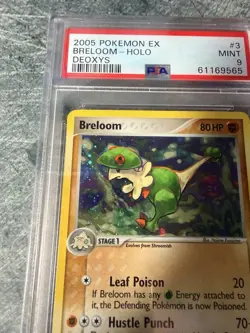 2005 Pokemon EX Deoxys Breloom Holo #3 PSA 9 Mint - Image 2