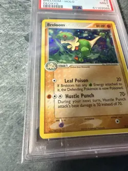 2005 Pokemon EX Deoxys Breloom Holo #3 PSA 9 Mint - Image 5