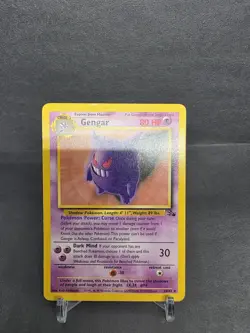 Pokemon TCG Gengar 20/62 Fossil Non-Holo Rare - Image 1